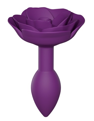 Plug Bijou Anal Open Roses S 8 x 2.9cm Violet | FetishXplore