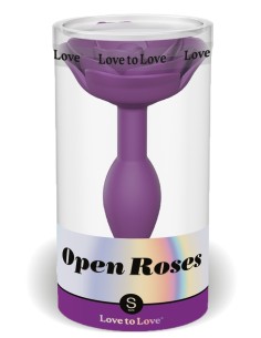 Plug Bijou Anal Open Roses S 8 x 2.9cm Violet | FetishXplore 2