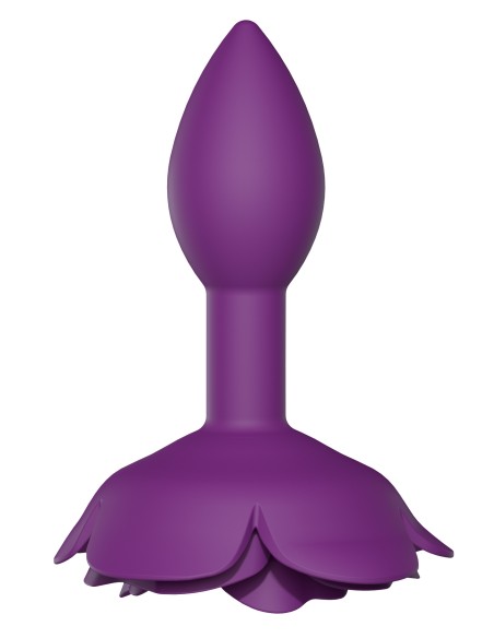 Plug Bijou Anal Open Roses S 8 x 2.9cm Violet | FetishXplore