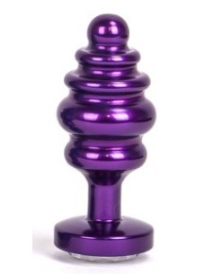 Plug Bijou Anal Alloy 6.5 x 3cm Violet | FetishXplore 2
