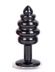 Plug Bijou Anal Alloy 6.5 x 3cm Noir | FetishXplore 2