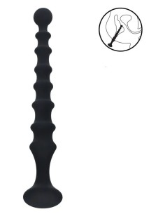 Chapelet Anal Long Ribbed 23 x 3,1 cm | FetishXplore