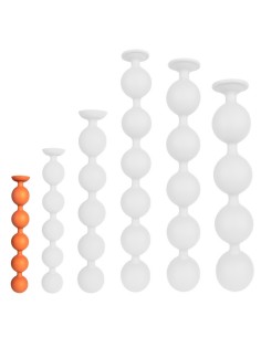 Boules Bulby Butt S 25 x 4 cm Orange | FetishXplore