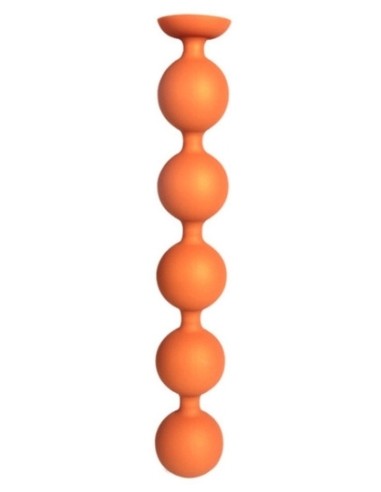 Boules Anales Bulby Butt M 30 x 4,7 cm Orange | FetishXplore