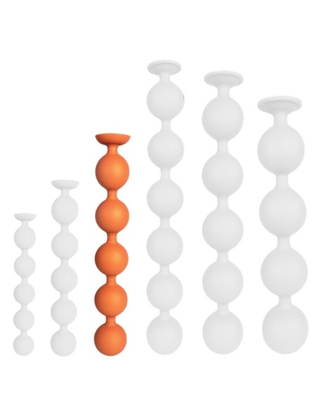 Boules Anales Bulby Butt L 36 x 5,7 cm Orange | FetishXplore