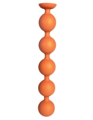 Boules Anales Bulby Butt L 36 x 5,7 cm Orange | FetishXplore