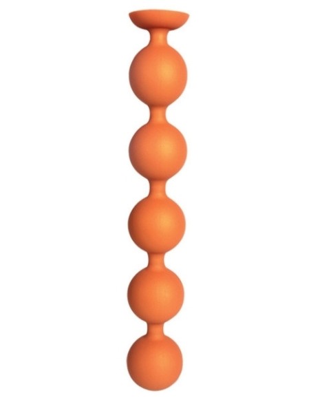 Boules Anales Bulby Butt L 36 x 5,7 cm Orange | FetishXplore