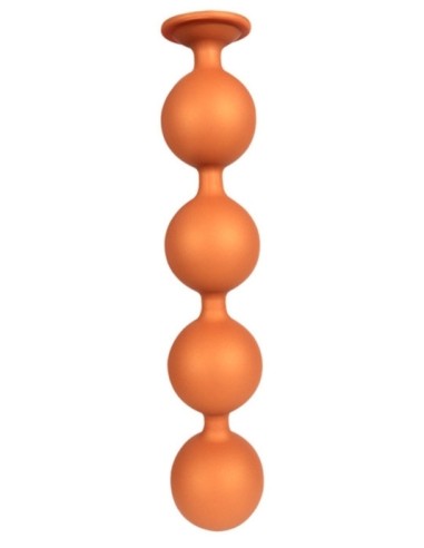 Boules Anales Bulby Butt XXXL 45 x 8,7 cm Orange | FetishXplore