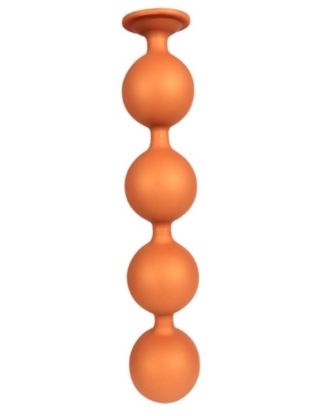 Boules Anales Bulby Butt XXXL 45 x 8,7 cm Orange | FetishXplore