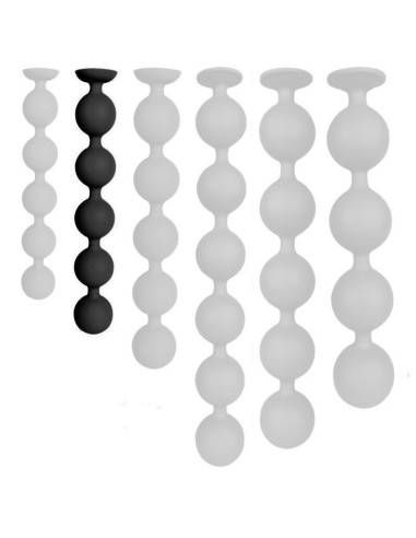 Bulby Butt Balls M 30 x 4.7 cm Black