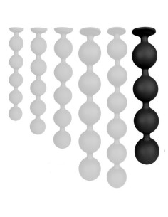 Boules Anales Bulby Butt XXXL 45 x 8,7 cm Noires | FetishXplore