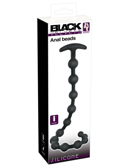 Boules Anales Long Beads Silic 48 x 3 cm | FetishXplore