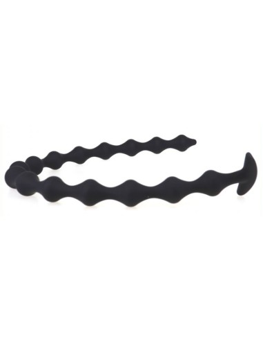 Long Dildo Thin Beads 55 x 2.3cm