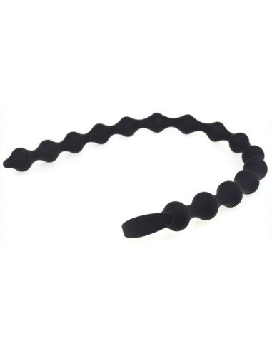 Long Dildo Thin Beads 55 x 2.3cm