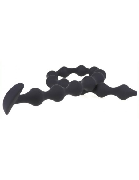 Long Dildo Thin Beads 55 x 2.3cm