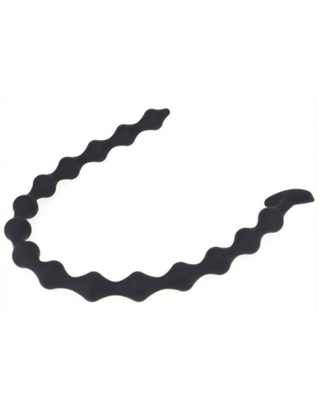 Long Dildo Thin Beads 55 x 2.3cm