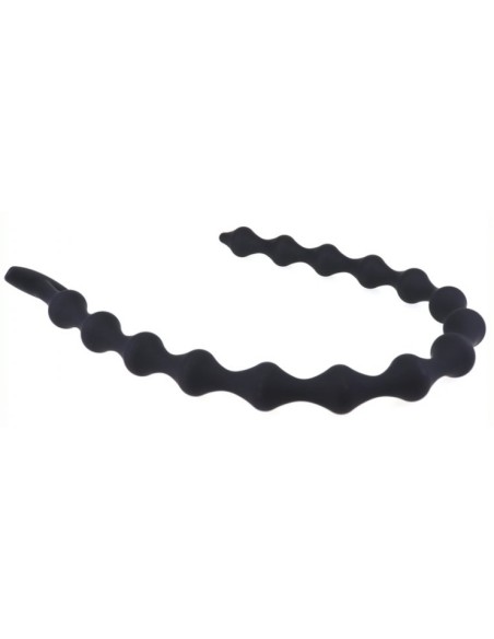 Long Dildo Thin Beads 55 x 2.3cm