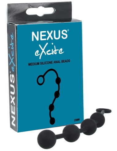 Chapelet Anal Excite M Nexus 25 mm Noir | FetishXplore