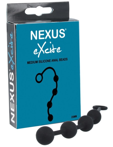 Chapelet Anal Excite M Nexus 25 mm Noir | FetishXplore
