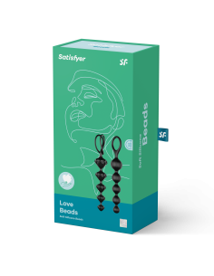 Kit de 2 Chapelets Satisfyer Beads Noirs | FetishXplore 2