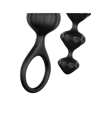 Kit of 2 Satisfyer beads - Black