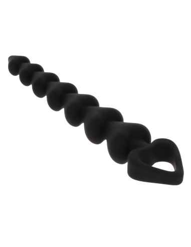 Chapelet Anal Heart Beads 18 x 3,4 cm | FetishXplore