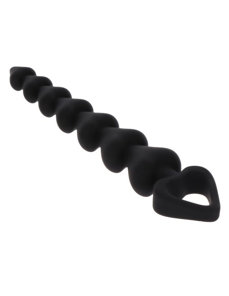 Chapelet Anal Heart Beads 18 x 3,4 cm | FetishXplore