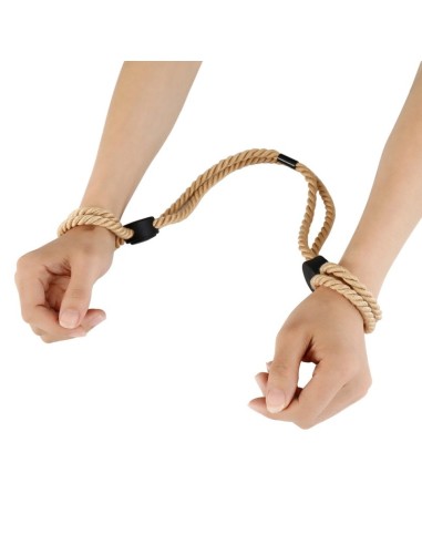 Menottes Doubles Corde Dualpurpose BDSM 47cm | FetishXplor
