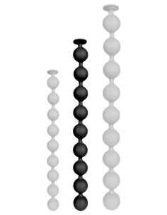 Boules Anales Nocty M 55 x 4,5 cm Noires | FetishXplore