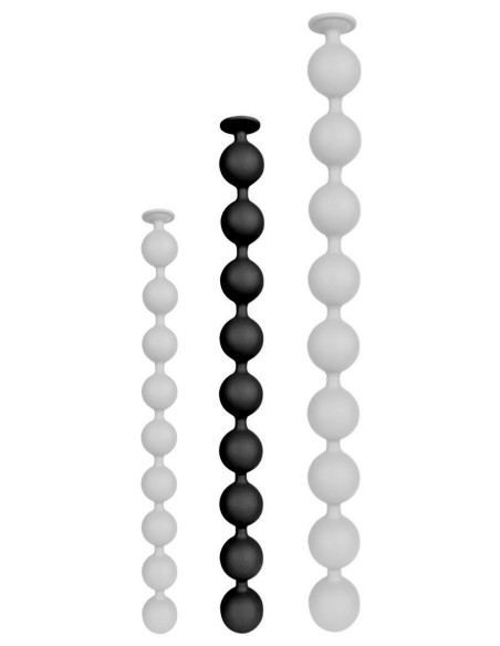Boules Anales Nocty M 55 x 4,5 cm Noires | FetishXplore