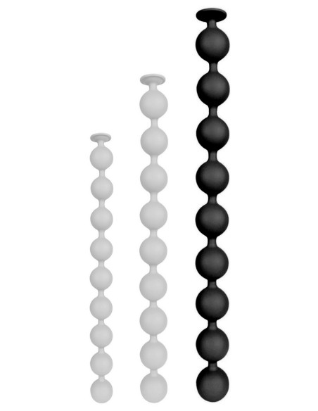 Boules Anales Nocty L 65 x 5,5 cm Noires | FetishXplore