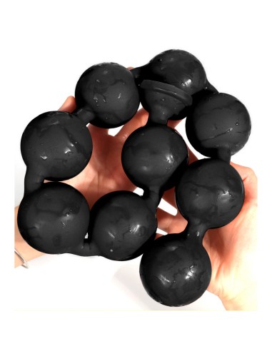 Boules Anales Nocty L 65 x 5,5 cm Noires | FetishXplore