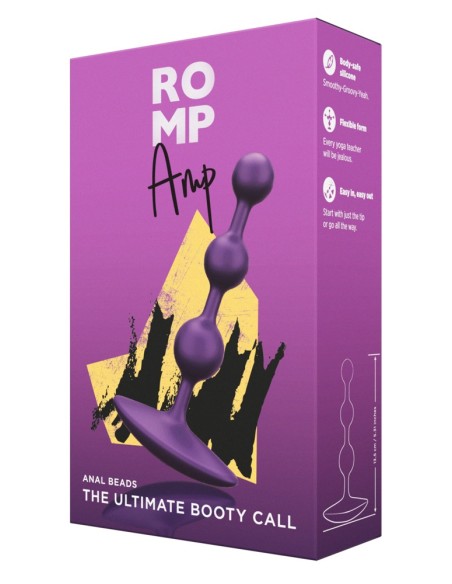 Boules Anales Amp 11,5 x 2,5 cm Violet | FetishXplore