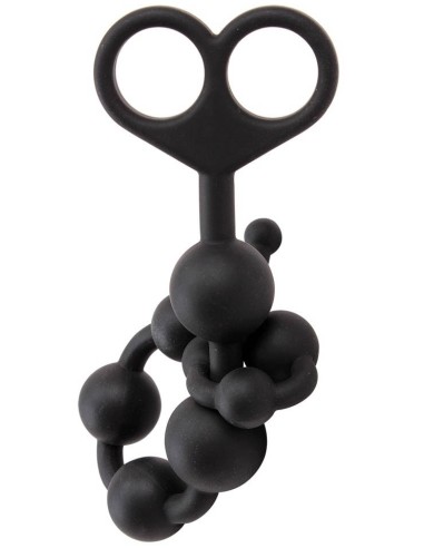 Chapelet Anal Black Mont Beads 30 x 2,4 cm | FetishXplore