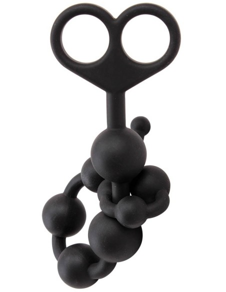 Chapelet Anal Black Mont Beads 30 x 2,4 cm | FetishXplore