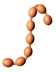 Boules Bolz S 46 x 3,7 cm Orange | FetishXplore 2