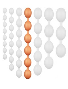 Boules Bolz XL 62 x 6,7 cm Orange | FetishXplore