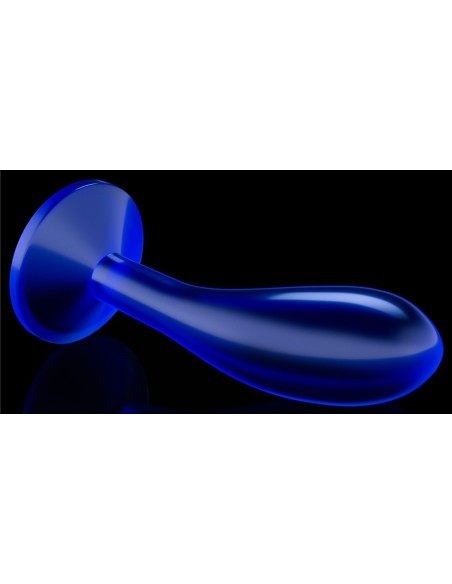Plug Curve Flawless 13 x 4.3 cm Bleu | FetishXplore