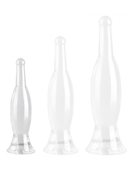 Plug Transparent Bottle S 18 x 4.5 cm | FetishXplore
