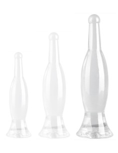 Plug Transparent Bottle L 26 x 6.5 cm | FetishXplore