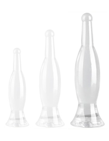 Plug Transparent Bottle L 26 x 6.5 cm | FetishXplore
