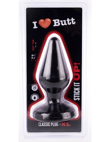 Plug Classic XL I Love Butt 17 x 7.5 cm | FetishXplore