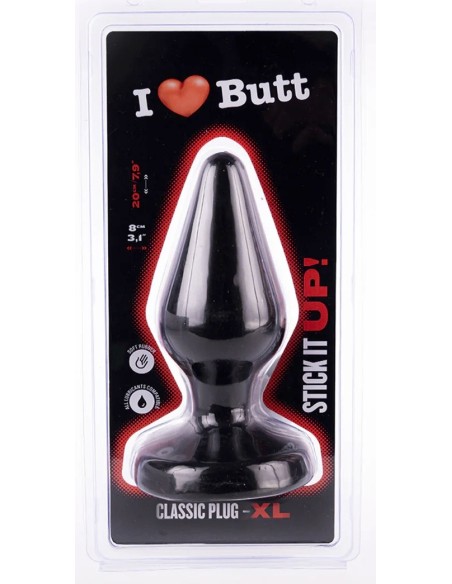 Plug Classic XL I Love Butt 17 x 7.5 cm | FetishXplore