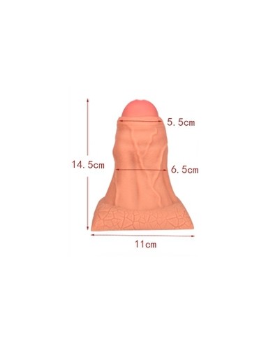 Plug Overdick S 12 x 6.5 cm | FetishXplore