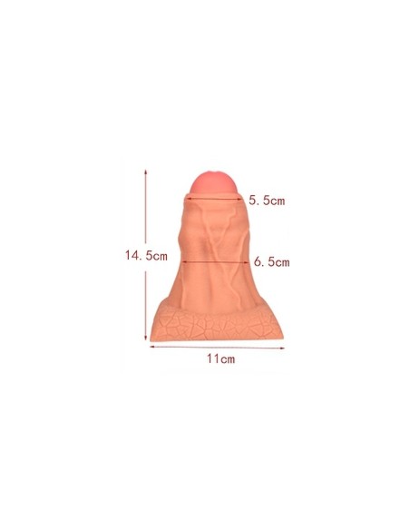 Plug Overdick S 12 x 6.5 cm | FetishXplore