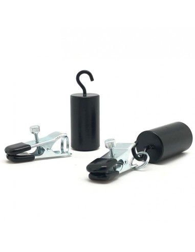 Poids pour Tétons / Ballstretcher 100g avec Pinces | FetishXplore