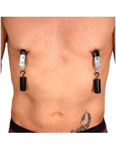 Poids pour Tétons / Ballstretcher 100g avec Pinces | FetishXplore 2