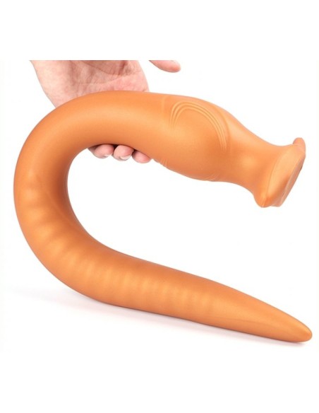 Plug Gonflable Long Eel M 37 x 4.5 cm Orange | FetishXplore
