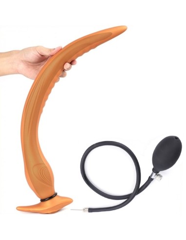 Plug Gonflable Long Eel L 50 x 6.5 cm | FetishXplore