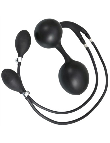 Plug Gonflable Double Airbag 21 x 6 cm | FetishXplore